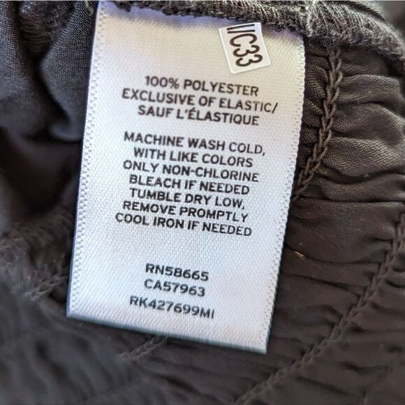 Abound Black sweetheart peasant long sleeve crop top NWT - Picture 4 of 5